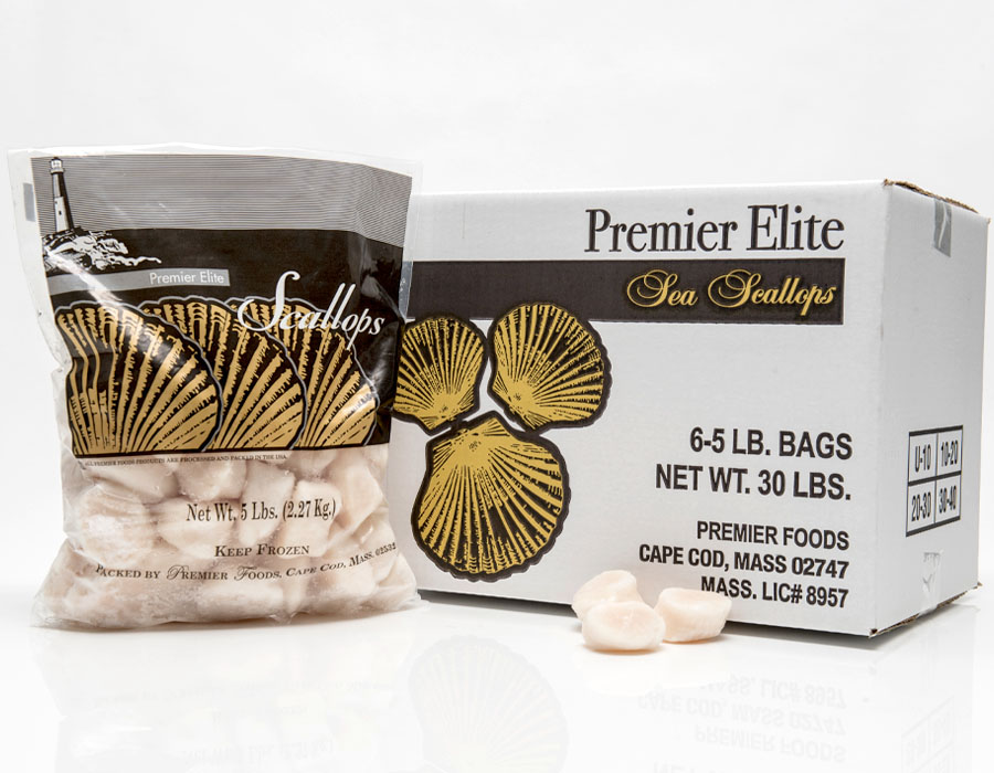 Premier Foods Elite Sea Scallops Packaging Family